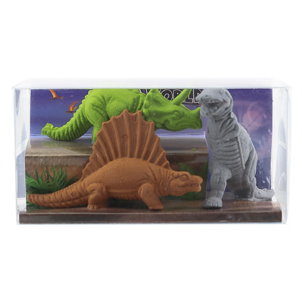 Dino World ASST | Sada figúrok dinosaurov - Stegosaurus, T-Rex, Triceratops 